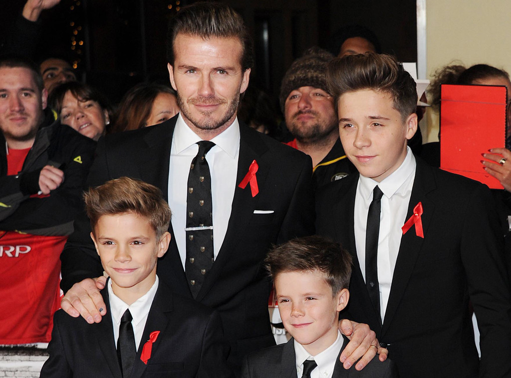 David Beckham S Sons Want Mum And Dad Tattoos E Online